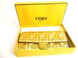 Photo12: FENDI Gold Leather Bifold Long Wallet Flap Wallet Baguette Continental #9917