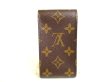 Photo2: LOUIS VUITTON Monogram Leather Brown Cigarette Cases #9918