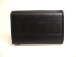 Photo2: BALENCIAGA Black Leather Card Holder Accordeon Hold #9923