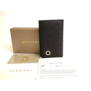 Photo: BVLGARI Black Leather BVLGARIBVLGARI 6 Pics Key Cases #9924