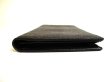 Photo6: BVLGARI Black Leather Flap Long Bill Wallet #9928