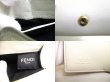 Photo10: FENDI White Leather Baguette Micro Trifold Wallet Compact Wallet #9932