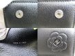 Photo9: CHANEL CC Logo Camellia Motif Black Leather 6 Pics Key Cases #9942