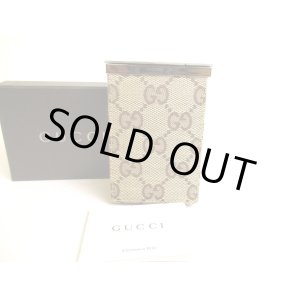 Photo: GUCCI Brown GG Canvas Cigarette Case Pouch #9943