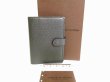 Photo1: LOUIS VUITTON Taiga Ardoise Leather Small Ring Agenda Cover #9944