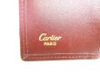 Photo10: Cartier Must de Cartier Bordeaux Leather Trifold Wallet #9946