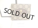 Photo: GUCCI Neo Vintage GG Supreme Canvas Yellow Leather Bifold Bill Wallet #9951