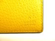 Photo9: GUCCI Neo Vintage GG Supreme Canvas Yellow Leather Bifold Bill Wallet #9951