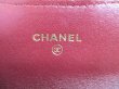 Photo10: CHANEL Matelasse CC Logo Bordeaux Leather Card Case #9956