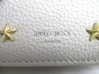 Photo10: JIMMY CHOO Starts Soft Gray Leather Credit Card Business Card Holder NELLO #9961