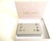 Photo12: JIMMY CHOO Starts Soft Gray Leather Credit Card Business Card Holder NELLO #9961