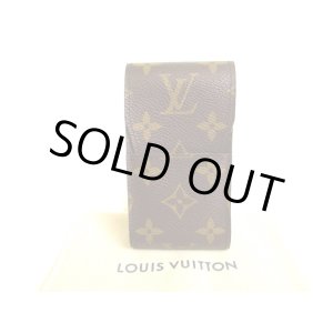 Photo: LOUIS VUITTON Monogram Leather Brown Cigarette Cases #9964