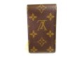 Photo2: LOUIS VUITTON Monogram Leather Brown Cigarette Cases #9964