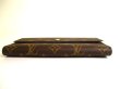 Photo5: LOUIS VUITTON Monogram Brown Leather Flap Long Wallet International #9971