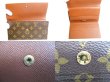 Photo8: LOUIS VUITTON Monogram Brown Leather Flap Long Wallet International #9971