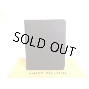 Photo: LOUIS VUITTON Taiga Leather Ardoise Desk Agenda Cover A5 # 9983