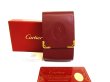 Photo1: Cartier Must De Cartier Bordeaux Leather Cigarette Case #9985