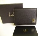 Photo: DUNHILL Dark Brown Leather Coin Purse #9986