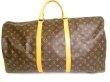 Photo2: LOUIS VUITTON Monogram Leather Brown Boston Bag Keepall 60 Bandouliere #9991