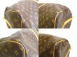 Photo6: LOUIS VUITTON Monogram Leather Brown Boston Bag Keepall 60 Bandouliere #9991