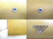 Photo10: PRADA Mustard Yellow Saffiano Leather Bifold Wallet Purse #9994