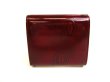 Photo2: Cartier Happy Birthday Bordeaux Calf Leather Trifold Wallet Purse #a002