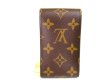 Photo2: LOUIS VUITTON Monogram Leather Brown Cigarette Cases #a007