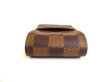 Photo6: LOUIS VUITTON Damier Brown Leather Cigarette Case Tabacco Case #a010