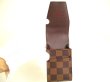 Photo8: LOUIS VUITTON Damier Brown Leather Cigarette Case Tabacco Case #a010