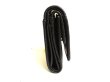 Photo4: PRADA Black VIT Daino Leather Trifold Wallet Compact Wallet #a012