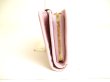 Photo4: PRADA Saffiano Light Pink Leather Bifold Wallet Compact Wallet #a014