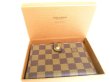 Photo12: LOUIS VUITTON Damier Leather Document Holder Small Ring Agenda Cover #a020