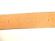 Photo7: LOUIS VUITTON Utah Dark Brown Leather Inventure Gold Buckle Belt Size M #a023