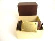 Photo12: LOUIS VUITTON Damier Brown Inventure Gold Buckle Belt Waist Size M #a024