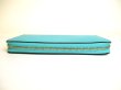 Photo6: LOUIS VUITTON Epi Turquoise blue Leather Round Zip Zippy Wallet Purse #a027