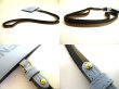 Photo8: FENDI Roma Light Blue Leather Pequin Ribbon Strap Name Badge #a032