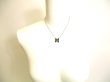 Photo10: HERMES Black Pop Ash H Palladium Plated Necklace Choker Pendant #a041