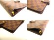 Photo7: LOUIS VUITTON Damier Leather Document Holders Medium Ring Agenda Cover #a044