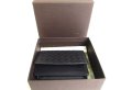 Photo12: BOTTEGA VENETA Intrecciato Black Leather Business Card Holder #a063