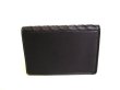 Photo2: BOTTEGA VENETA Intrecciato Black Leather Business Card Holder #a063