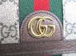 Photo10: GUCCI GG Ophidia Brown Leather Web Strip Continental Wallet #a068