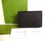 Photo1: GUCCI GG Rubber Effect Trifold Wallet Compact Wallet #a077