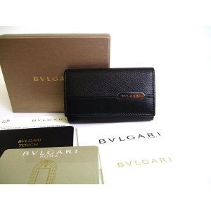 Photo: BVLGARI Black Leather 6 Pics Key Cases #a086