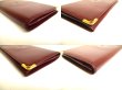 Photo7: Cartier Must de Cartier Bordeaux Leather Bifold Long Wallet #a093