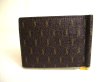 Photo2: Saint Laurent Paris Monogram Brown Leather Bifold Bill Wallet Purse #a094