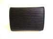 Photo2: LOUIS VUITTON Epi Black Leather Coin Purse #a095