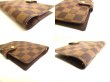 Photo7: LOUIS VUITTON Damier Leather Document Holder Small Ring Agenda Cover #a098