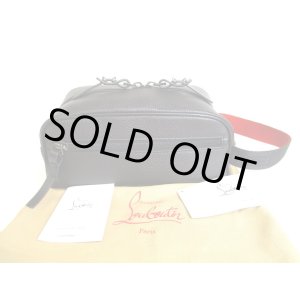 Photo: Christian Louboutin Braster Black Leather A4 Clutch Bag #a100