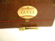 Photo12: GUCCI Vintage Gold Plated Necktie Pin Necktie Clip #a102