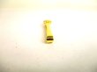 Photo4: GUCCI Vintage Gold Plated Necktie Pin Necktie Clip #a102